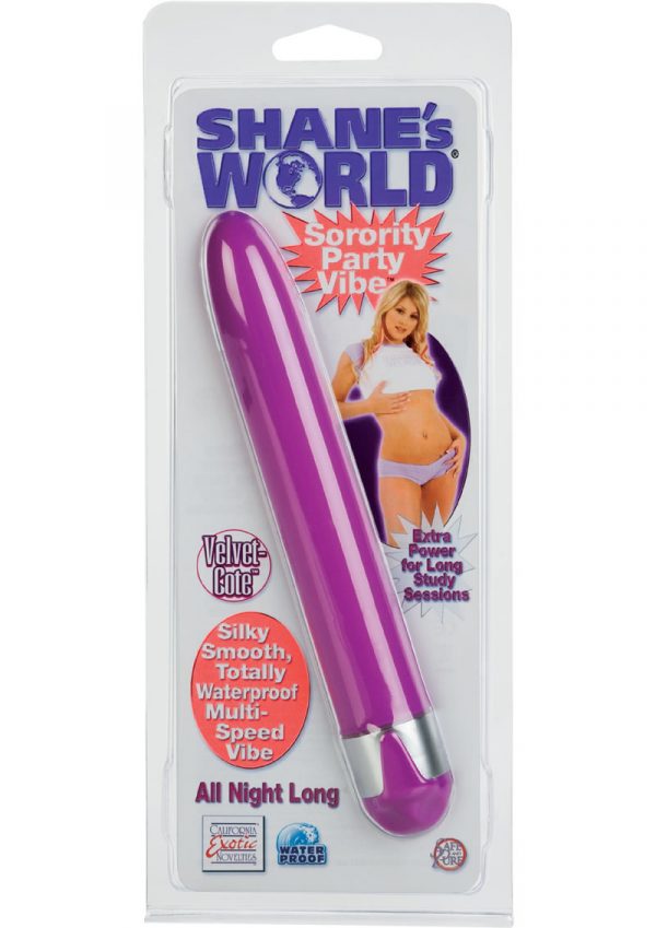 SHANES WORLD SORORITY PARTY VIBE ALL NIGHT LONG 6.5 INCH PURPLE