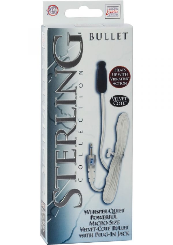 Sterling Collection Micro Size Velvet Cote Bullet With Plug In Jack
