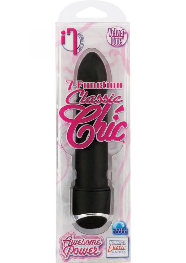 7 FUNCTION CLASSIC CHIC 4.25 INCH BLACK