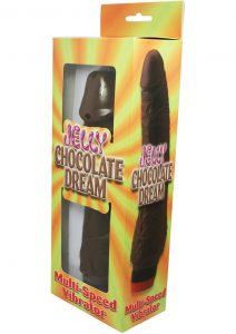 Jelly Chocolate Dream No 2 Vibrator 8 Inch Brown