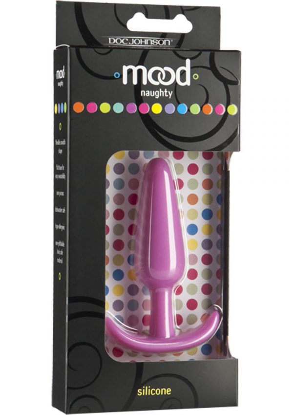 Mood Naughty Silicone Anal Plug Medium Pink