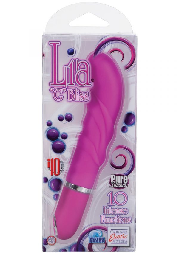Lia G Bliss Silicone Vibrator Waterproof 4.25 Inch Pink