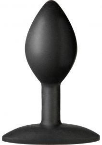 Platinum Premium Silicone The Minis Spade Butt Plug Black Small 3 Inch