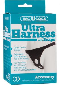 Vac U Lock Ultra Harness II With Snaps Black
