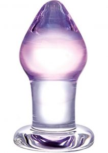 Glas Amethyst Rain Butt Plug