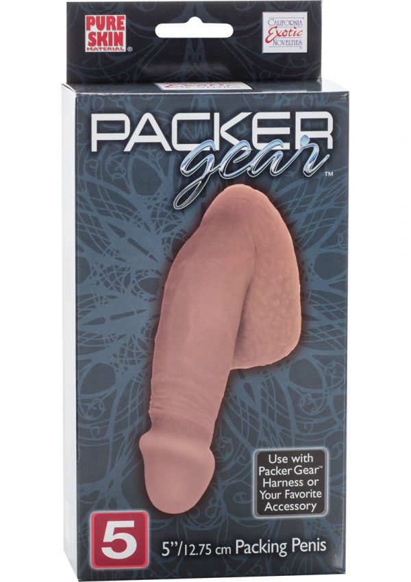 Packer Gear Packing Penis Dong 5 Inch Brown