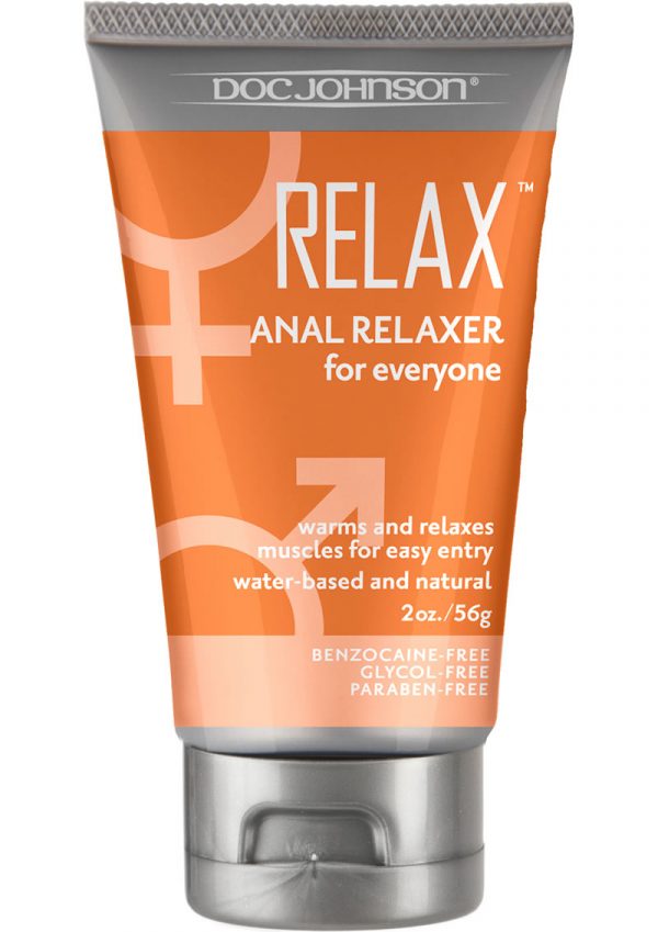 Relax Anal Relaxer For Everyone Waterbased Lubricant 2 Ounce