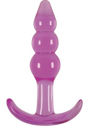 Jelly Rancher Ripple T Plug Purple 4.3 Inch