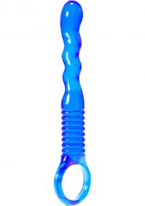 Kinx Ridged Anal Teaser Blue 6 Inch