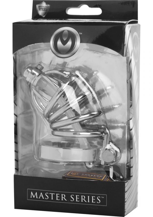 Master Series Repressor Locking Chastity Cage