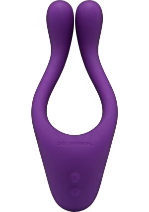 Tryst Rechargeable Multi Erogenous Zone Silicone Massager Waterproof Purple