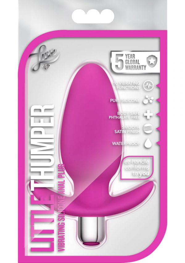 Luxe Little Thumper Multifuction Vibe Silicone Waterproof Fuchsia