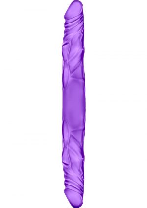 B Yours Double Dildo Jelly Purple 14 Inches