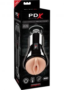 elite cock compressor vibrating stroker with airbag technology