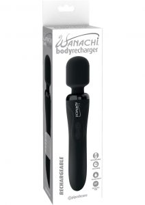 Wanachi Body Recharger Silicone Massager Showerproof Black