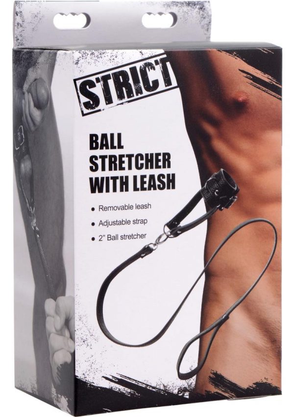 Strict Ball Stretcher With Leash Black