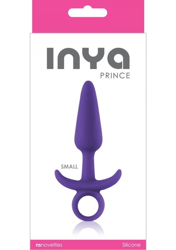 Inya Prince Small Silicone Butt Plug - Purple