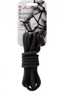 Lux Fetish Bondage Rope Black 10 Feet