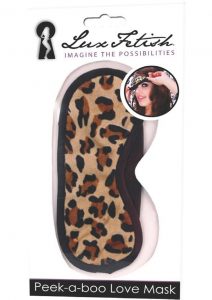 Lux F Peek A Boo Love Mask Leopard
