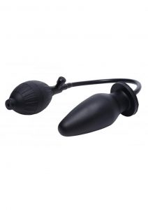 Trinity Vibes Inflatable Butt Plug Black