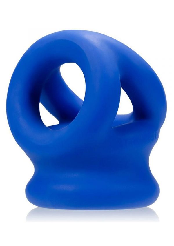 Tri Squeeze Silicone Blend 3 Ring Ballstretching Sling Blue