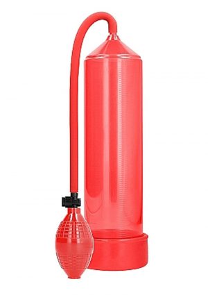 Pumped By Shots Classic Penis Pump Red