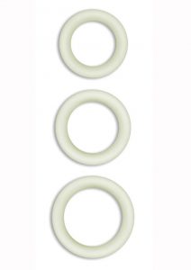Firefly Halo Medium Silicone Cock Ring Clear
