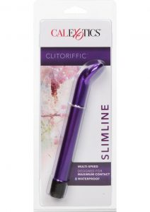Clit O Riffic G Spot Vibe Waterproof 6.5 Inch Purple