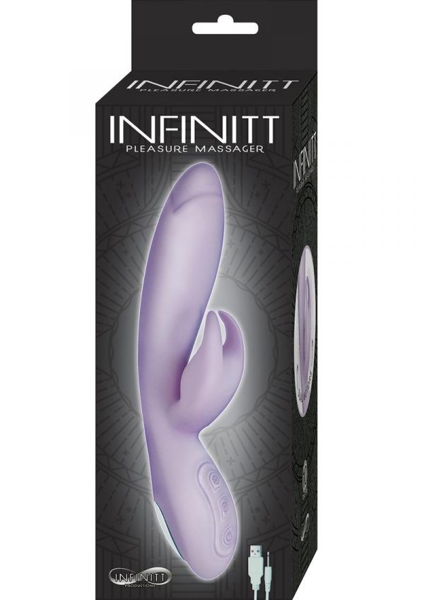 Nasstoys Infinitt Silicone Pleasure Massager Waterproof Lavender 8.25 Inch