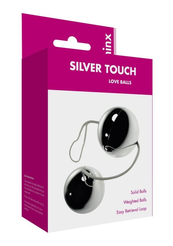 Minx Silver Touch Love Balls Weighted Waterproof Silver