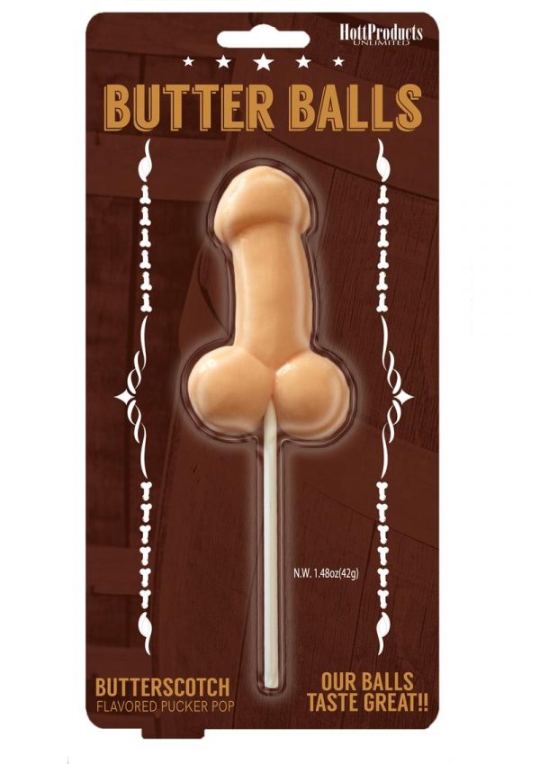 Butter Balls Lollipop Butterscotch