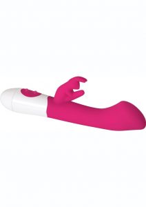 Adam and Eve Bunny Love Silicong G Rabbit Vibrator Waterproof Pink 7.5 Inches