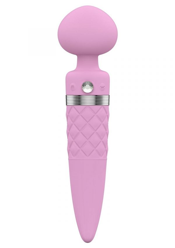 Pillow Talk Sultry Dual Ended Warming Massager Wand Pink