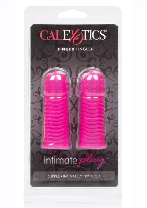 Intimate Play Finger Tingler Pink Textured Massager