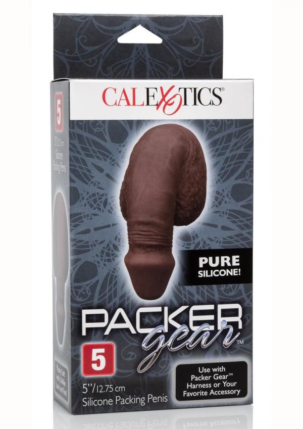 Packer Gear Silic Packin Penis 4.5 Black Harness Accessory