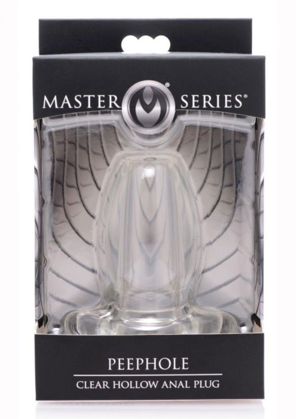 Master Series Gape Glory Clear Hollow Anal Plug 3.25 Inch