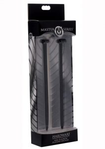 Master Series Hardware Nail and Screw Silicone Sounds Black 2 Per Box 6 Inches