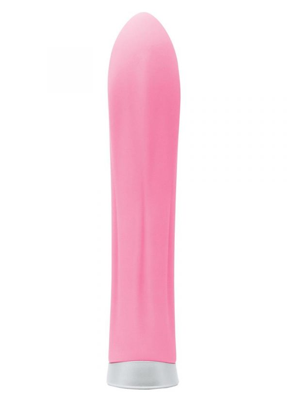 Luxe Collection Honey Silicone Rechargeable Flexible Compact Vibrator Waterproof Pink 4.92 Inch