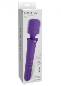 Fantasy For Her Rechargeable Power Wand Multispeed Silicone Purple