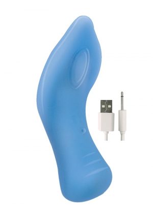 Devine Vibes Exciter Rechargeable Silicone Waterproof  Blue