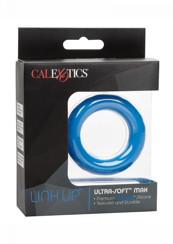 Link Up Ultra-Soft Max Cock Ring - Blue
