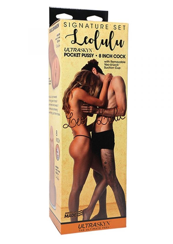 Signature Set Of LeoLulu Leo UltraSkyn Pocket Pussy andamp; Lulu Ultraskyn Cock - Vanilla