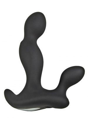 Anal Ese Collection Rechargeable Silicone P- Spot Prostate Stimulator - Black