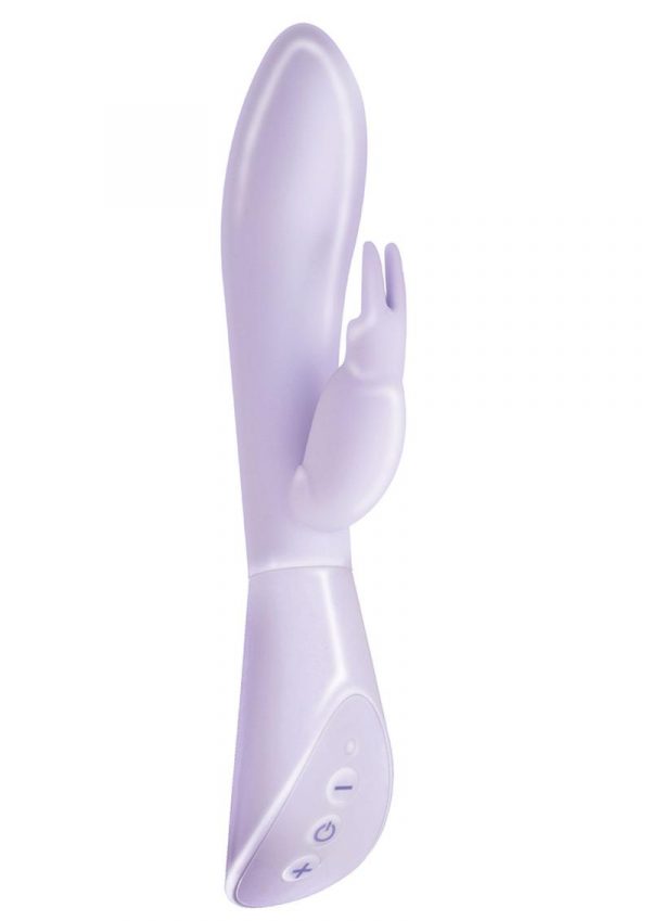 Touch Rabbit Vibe Silicone Rechargeable Vibrator - Lavender