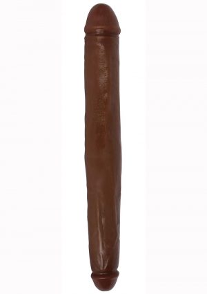 Jock Tapered Double Dildo 18in - Chocolate