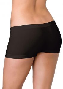 Leg Avenue Seamless Boyshorts - O/S - Black