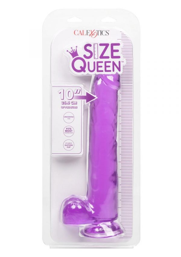 Size Queen Dildo - 10in - Purple