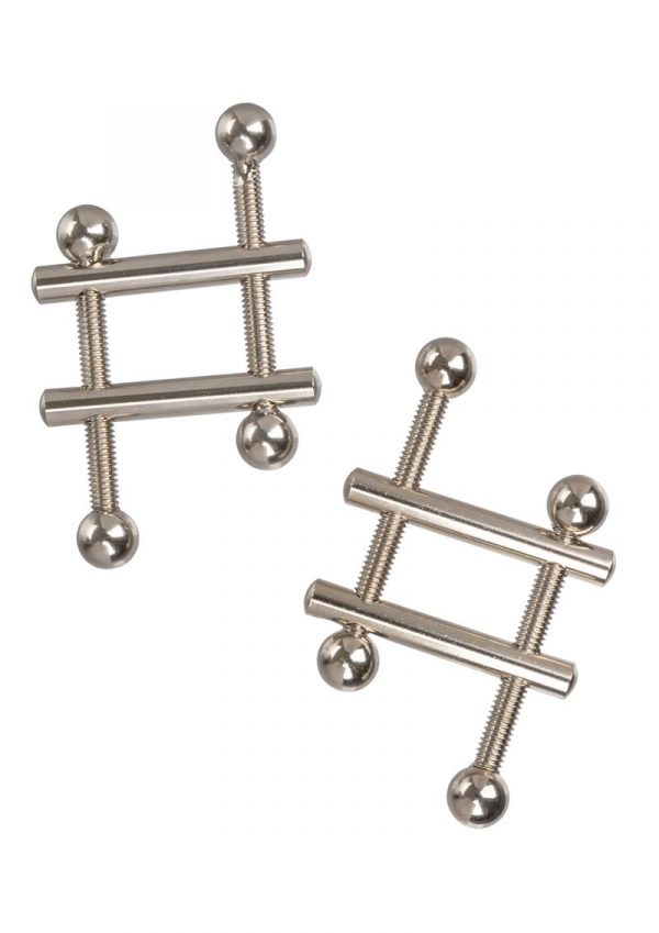 Nipple Grips Crossbar Nipple Vices - Silver