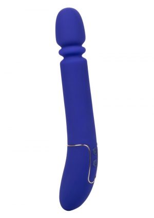Shameless Slim Thumper Silicone Rechargeable Vibrator - Blue