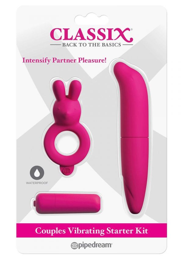 Classix Couples Vibrating Starter Kit - Pink